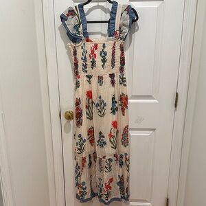 THML floral dress size medium